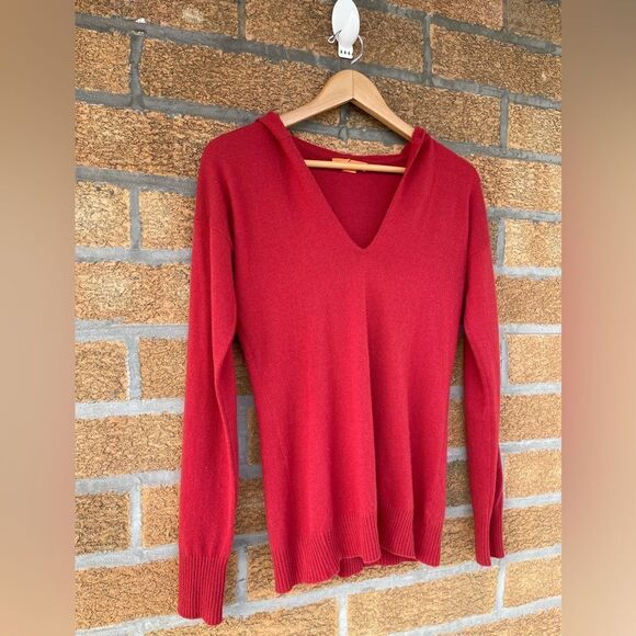 Christopher Fischer 100% Cashmere hooded sweater small - Picture 3 of 6